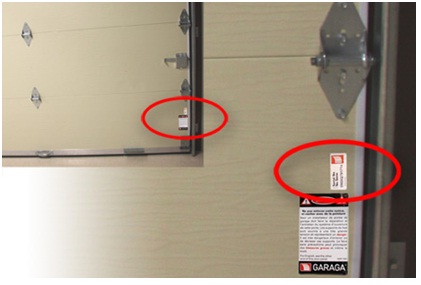 Serial Number of your Garage garage door